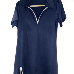Amazon Navy Blue Button Down Shirt Dress